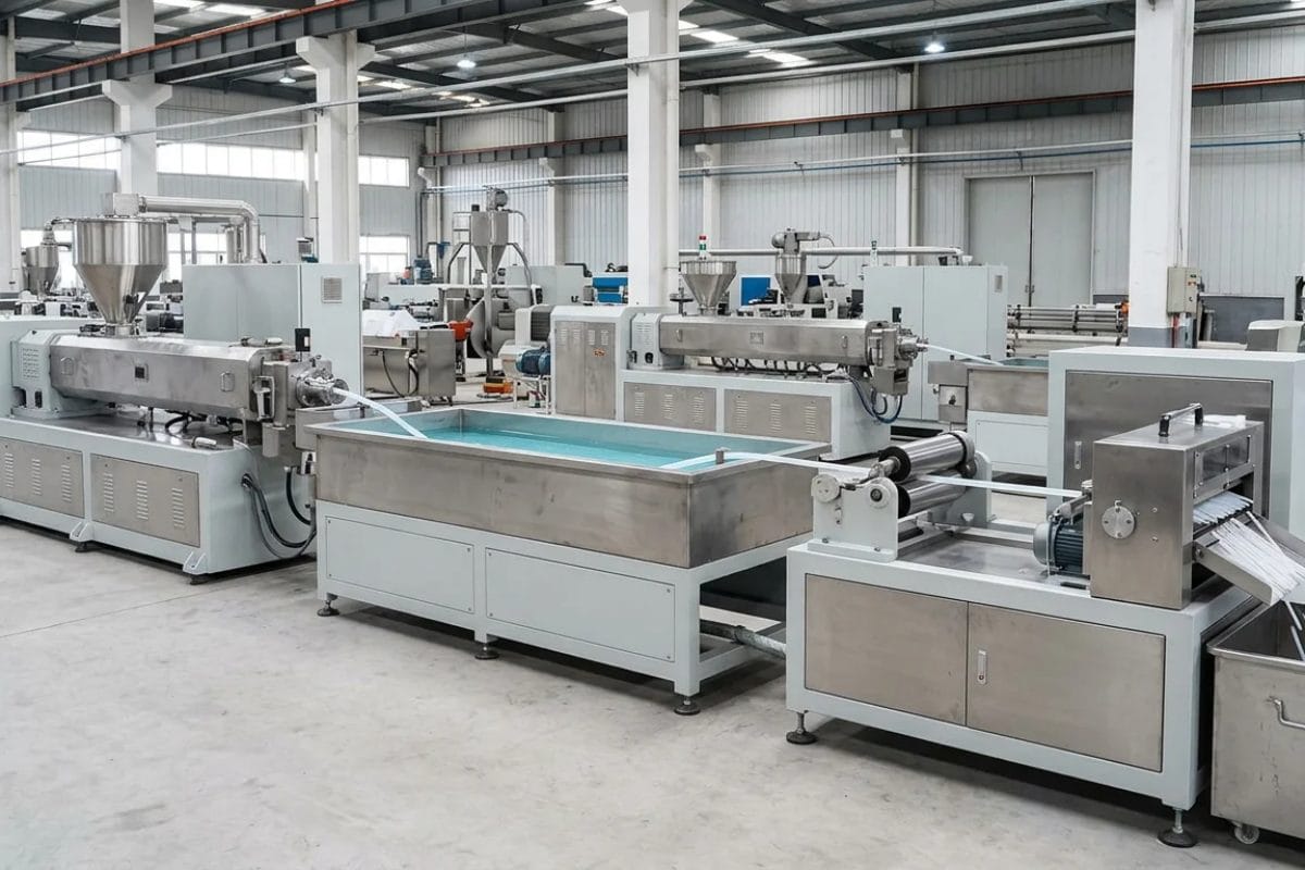 How a drinking straw making machine works — PP extrusion line production overview