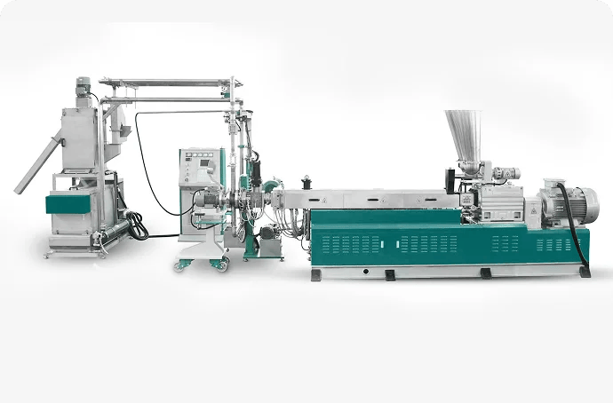 PET Flakes and Glass Fiber Twin-Screw Pelletizing Line